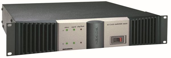 M600 MODULAR POWER AMP-600W PER CH @ 4 OHMS, 400W PER CH @ 8 OHMS, 2 MODULE INPUT BAYS